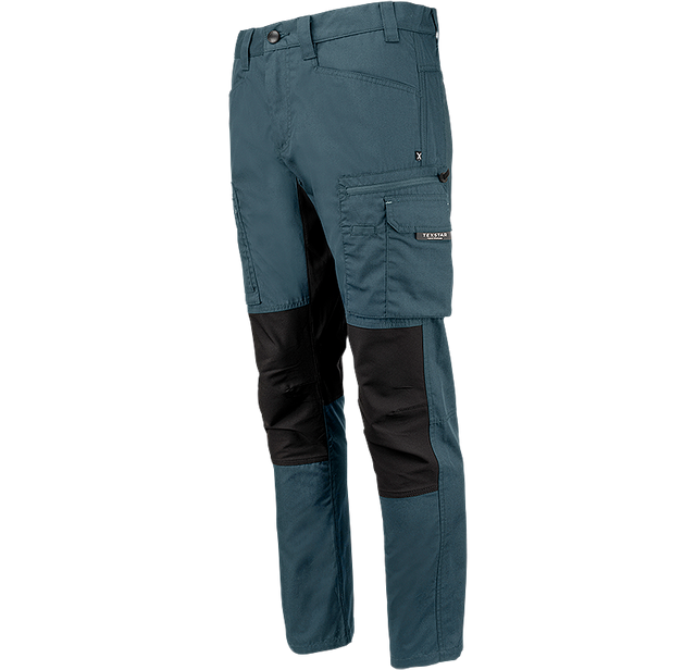 FP60-8699 Blue | Men Service Stretch Pants