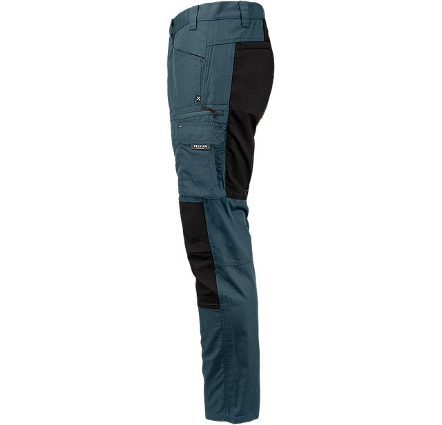 FP60-8699 Blue  | Men Service Stretch Pants