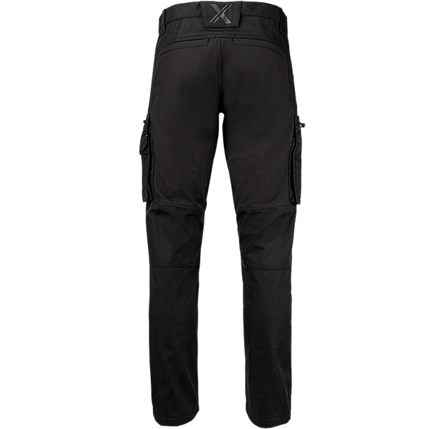 FP60-9900 Black | Men Service Stretch Pants