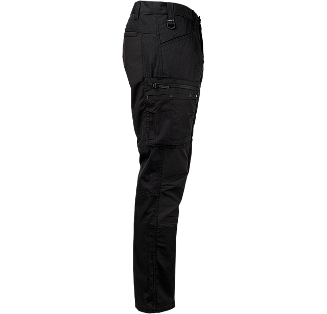 FP60-9900 Black | Men Service Stretch Pants